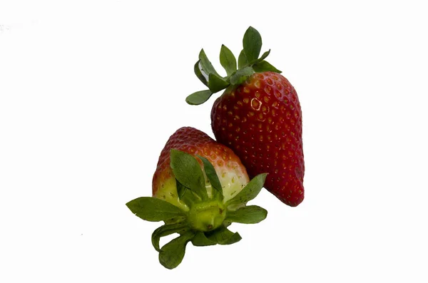 Multi Strawberrys Färsk Frukt — Stockfoto