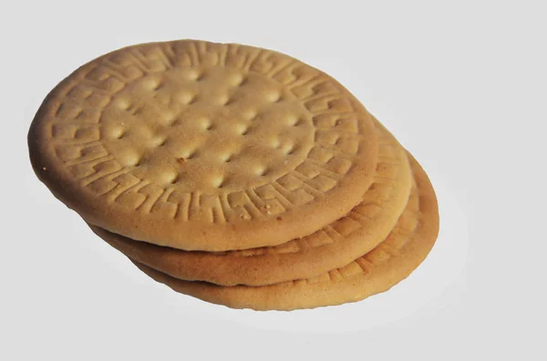 Brown Cookies Voor Een Snack — Stockfoto