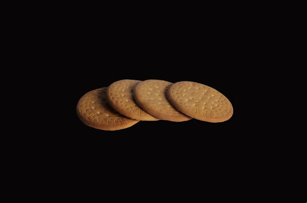 Cookies Του Καφέ Για Ένα Σνακ — Φωτογραφία Αρχείου