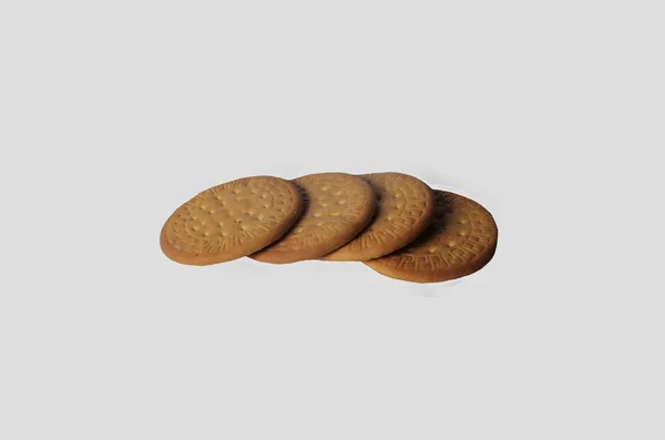 Brown Cookies Voor Een Snack — Stockfoto