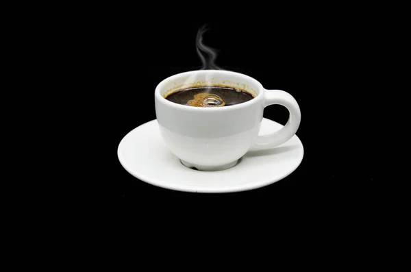 Kaffeetrinken Zum Frühstück — Stockfoto