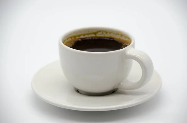 Koffie Drinken Voor Het Ontbijt — Stockfoto