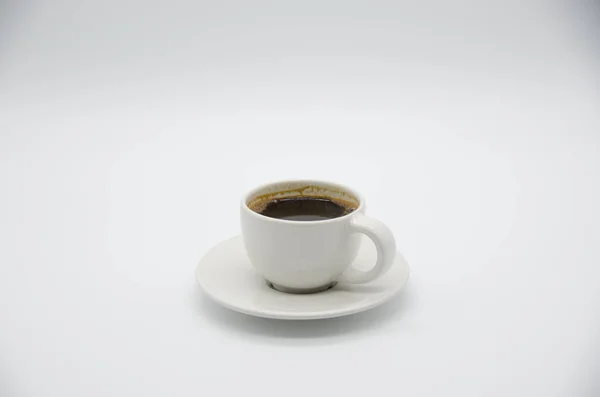 Kaffeetrinken Zum Frühstück — Stockfoto