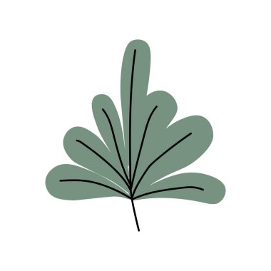 Yuvarlak Şekilli Dekoratif Orman Yaprağı