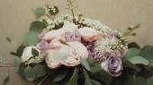 Картина, постер, плакат, фотообои "beautiful bridal bouquet on the table", артикул 223547210