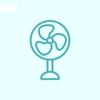  fan web simgesi. vektör illüstrasyonu 