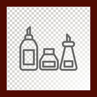 mutfak baharat web simgesi. Vektör çizim 