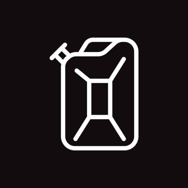 benzin web simgesi. vektör çizim.