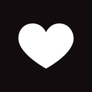 Kalp ağı simgesi. Vektör illüstrasyonu 