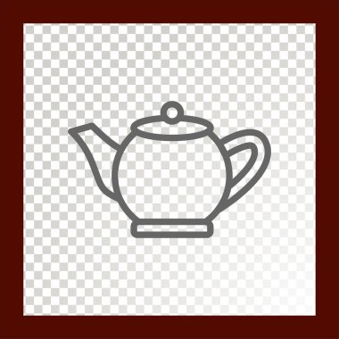 pot web simgesi. Vektör illüstrasyonu 