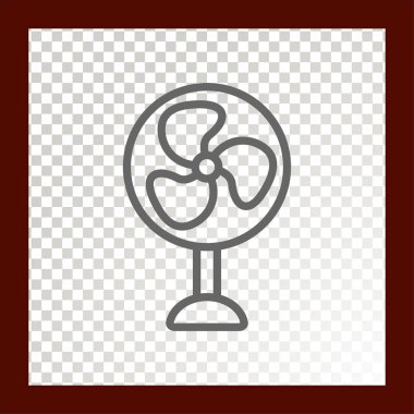  fan web simgesi. vektör illüstrasyonu 