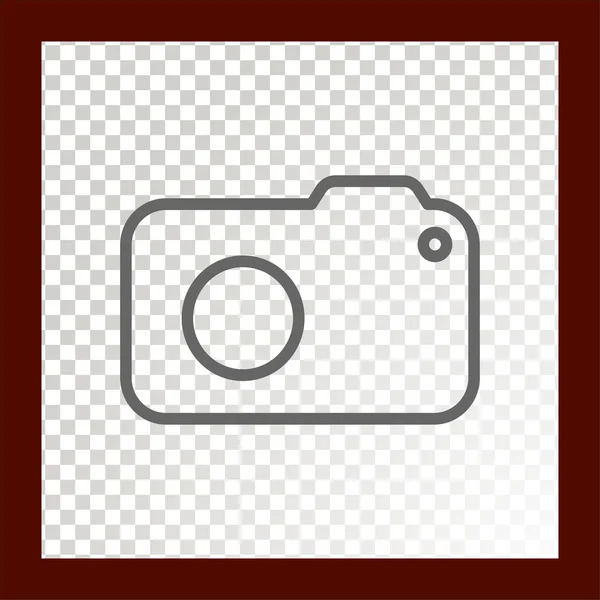 Camera Web Icon Vector Illustration — Stock Vector