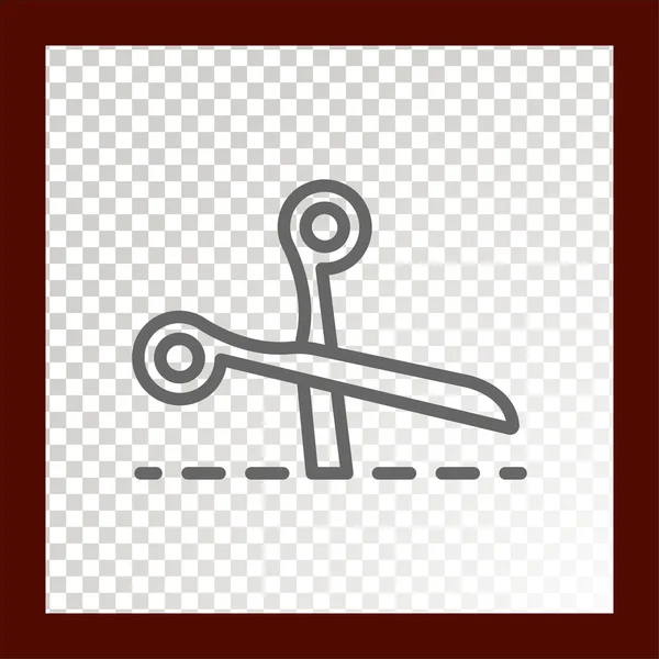 Schaar Web Pictogram Vectorillustratie — Stockvector