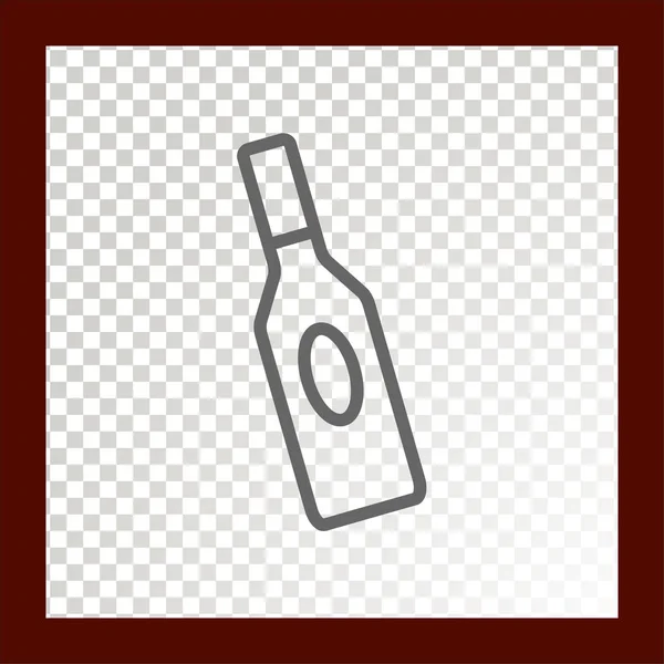Ikona Sieci Butelkowej Ilustracja Wektora — Wektor stockowy