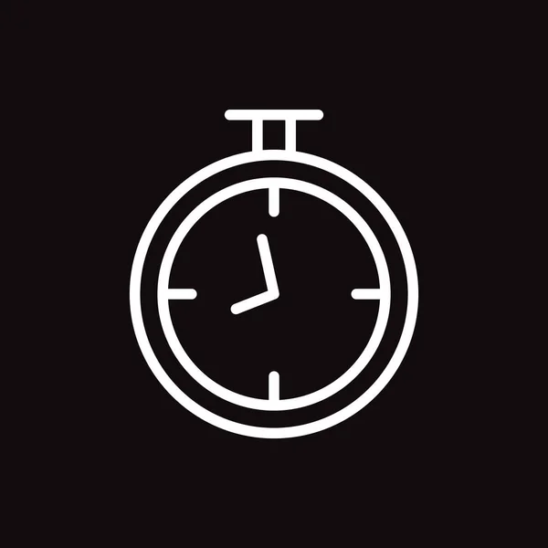 Reloj Icono Web Ilustración Vectorial — Vector de stock