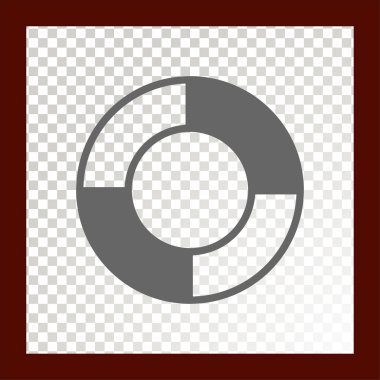 Lifebuoy web simgesi. Vektör çizim