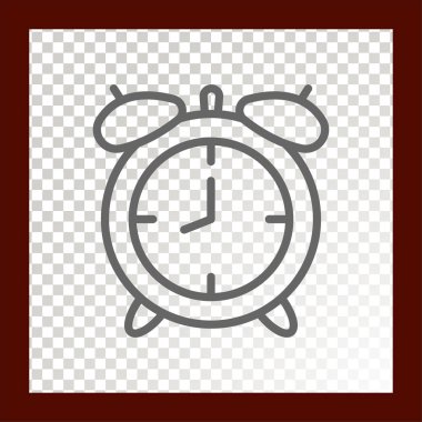  Saat ağı simgesi. Vektör illüstrasyonu 