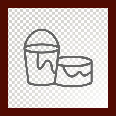 boya web simgesi. Vektör çizim 