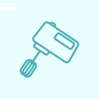 Karıştırıcı web simgesi. Vektör çizim 