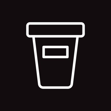 paket web simgesi. Vektör çizim.