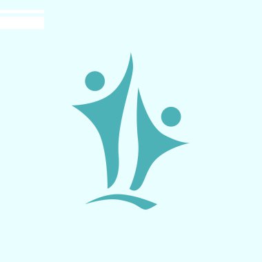 ekip çalışması web simgesi. vektör çizim. 