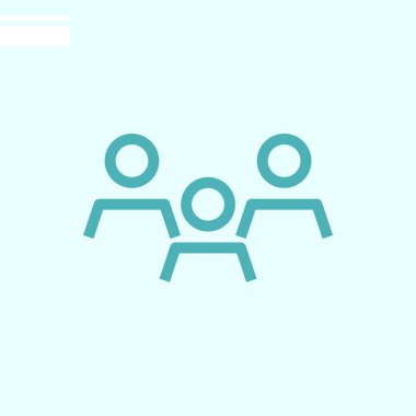 Avatar web simgesi. Vektör çizim
