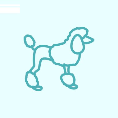 Dalmaçyalı web simgesi. vektör çizim. 