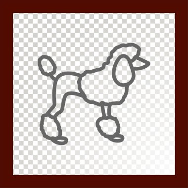 Dalmaçyalı web simgesi. vektör çizim. 