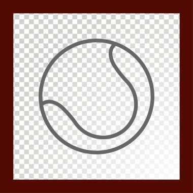 Golf topu web simgesi. Vektör çizim 