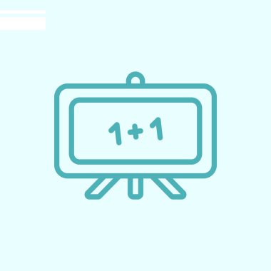 sınıf web simgesi. Vektör çizim 