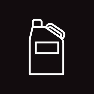 benzin web simgesi. vektör çizim.