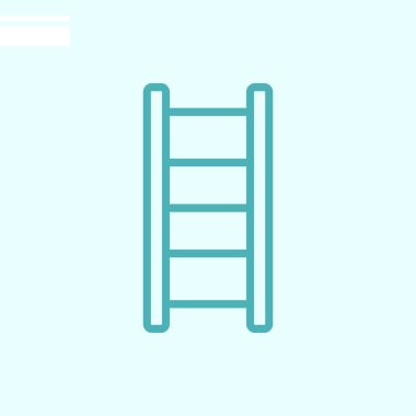 merdiven web simgesi. Vektör çizim 