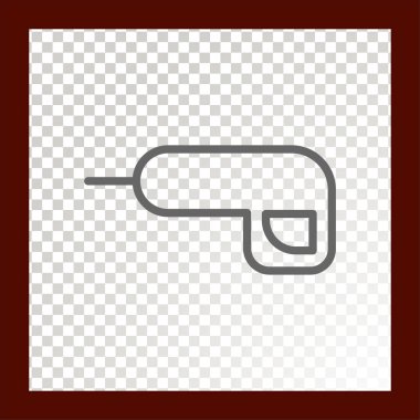 Perforator web simgesi. Vektör çizim 