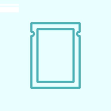 çerçeve web simgesi. Vektör çizim 