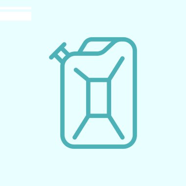 benzin web simgesi. vektör çizim.