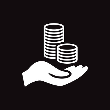 ödeme web simgesi. Vektör çizim