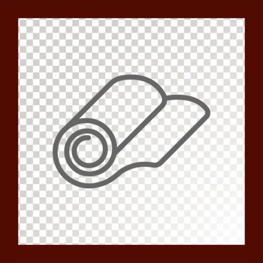 parşömen web simgesi. Vektör çizim 