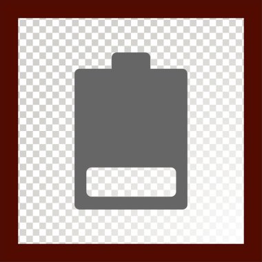 Akümülatör web simgesi. vektör çizim. 