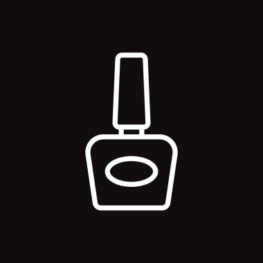 tırnak cilası web simgesi. vektör çizim.