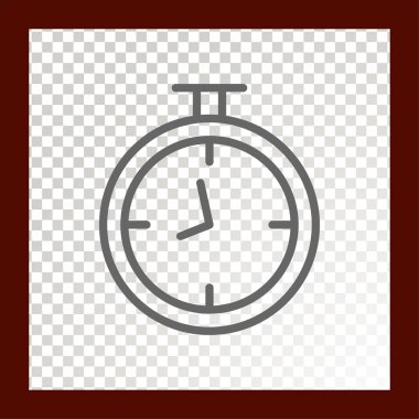  Saat ağı simgesi. Vektör illüstrasyonu 