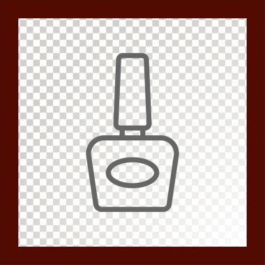 tırnak cilası web simgesi. vektör çizim.