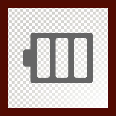 Akümülatör web simgesi. vektör çizim. 