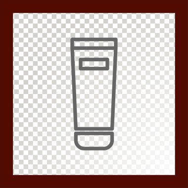 Kozmetik web simgesi. Vektör çizim 