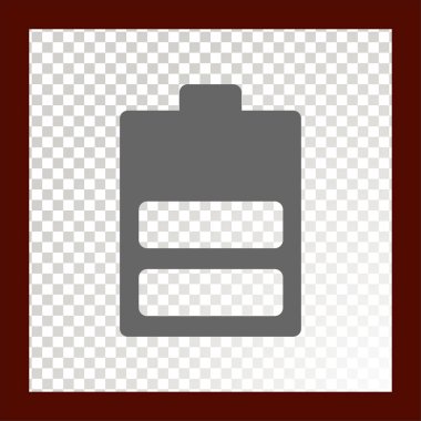 Akümülatör web simgesi. vektör çizim. 