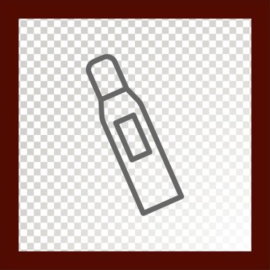  Kozmetik şişe web simgesi. Vektör çizim 