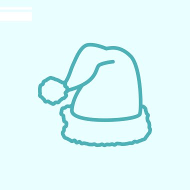 Noel web simgesi. Vektör illüstrasyonu.