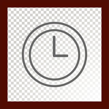  Saat ağı simgesi. Vektör illüstrasyonu