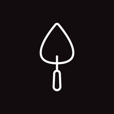 spatula web simgesi. Vektör çizim 