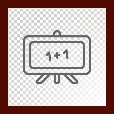 sınıf web simgesi. Vektör çizim 