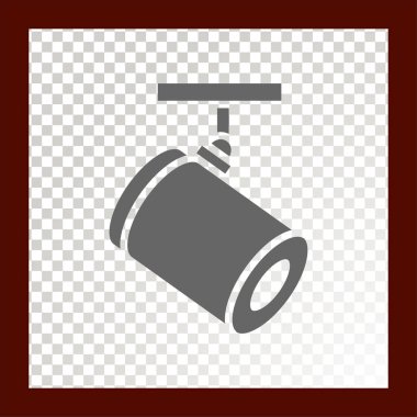 CCTV kamera basit simgesi